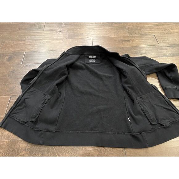 Duluth Trading Womens Black Full Zip Heavyweight Long Sleeve Sweatshirt Size S - Picture 5 of 9